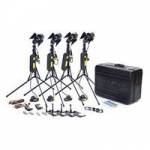 Dedolight KUK241R (KUK-241R) 150W Hard Case Kit includes 4 DLH4 Hard light heads with an in-car power adaptor Dedolight KUK241R (KUK-241R) 150W Hard Case Kit includes 4 DLH4 Hard light heads with an in-car power adaptor